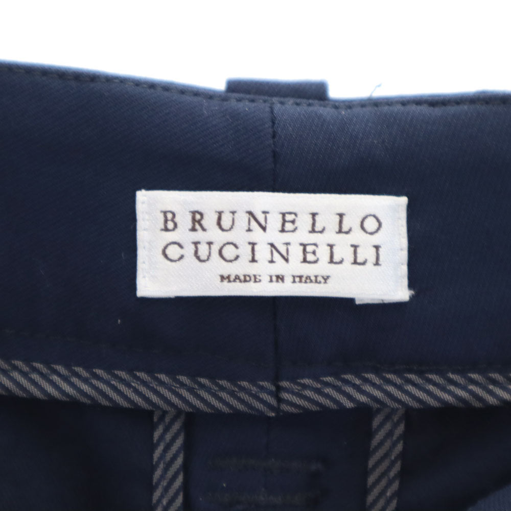 Brunello Cucinelli ブルネロクチネリ スラックスパンツ 36 ネイビー レディース