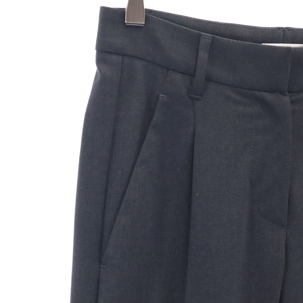 Brunello Cucinelli ブルネロクチネリ クロップドパンツ 36 チャコールグレー レディース