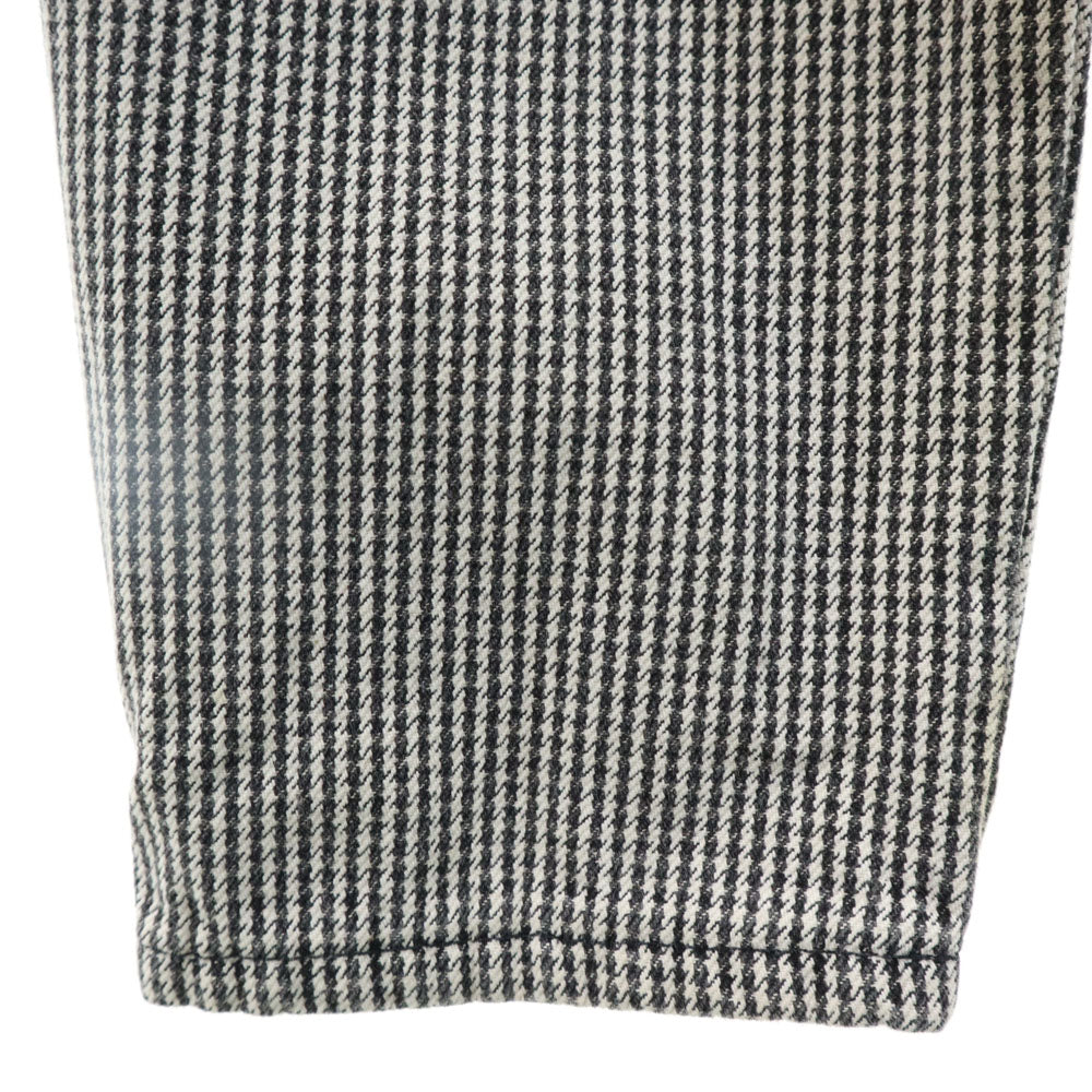 ARMANI JEANS アルマーニジーンズ イタリア製 ハウンドトゥース柄 ロングパンツ W28 ホワイト 千鳥格子 レディース