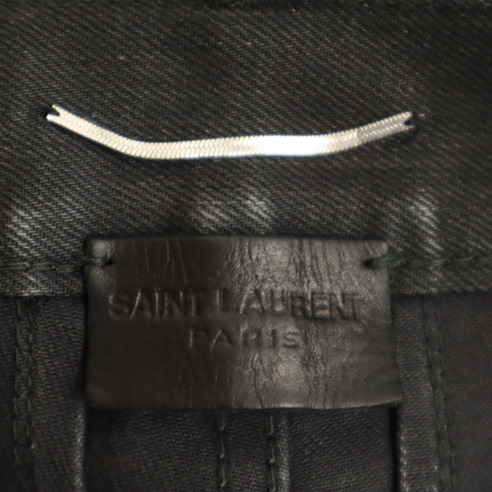 SAINT LAURENT サンローラン スキニーデニムパンツ ブラック レディース
