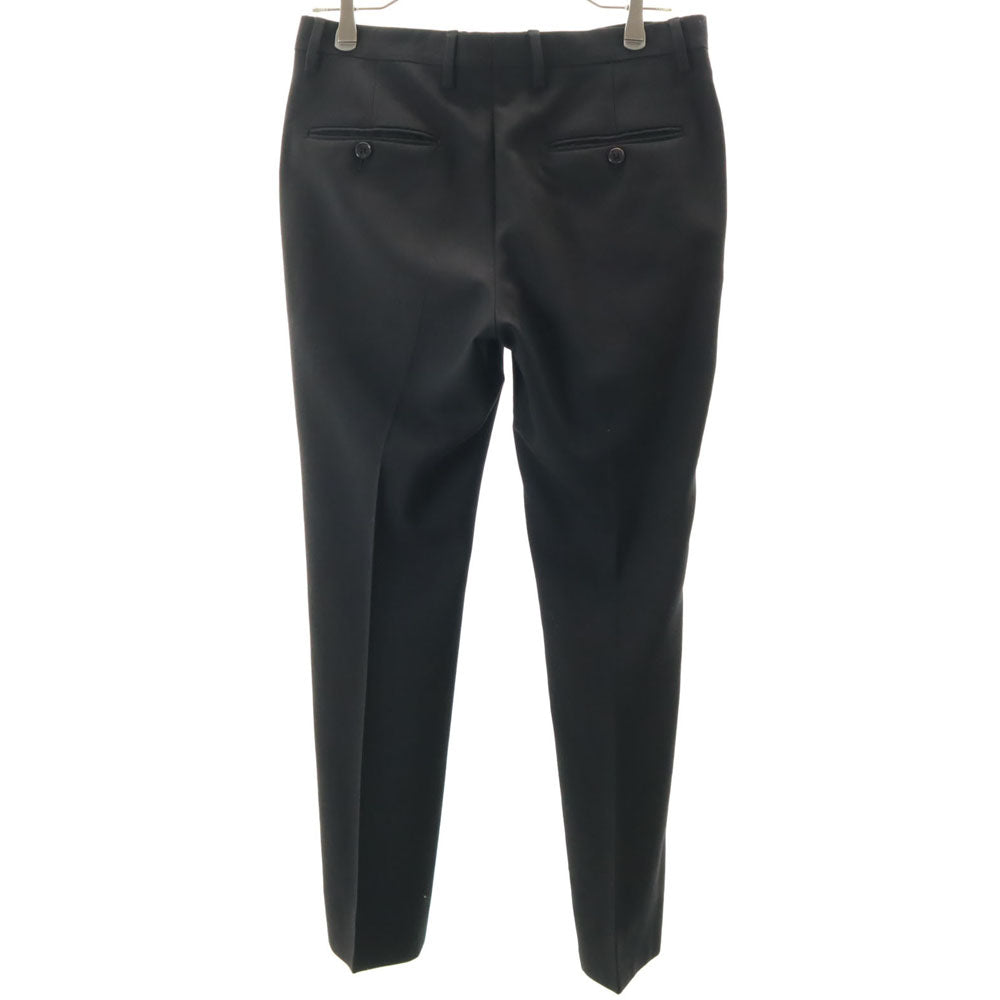 SAINT LAURENT サンローラン 2014年 イタリア製 ウールブレンド スラックスパンツ 44 ブラック レディース