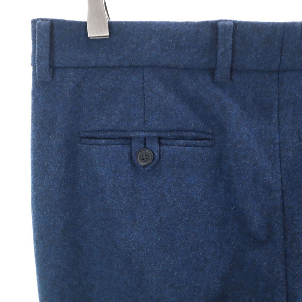 MAISON KITSUNE メゾンキツネ ウール スラックスパンツ 38 ネイビー レディース