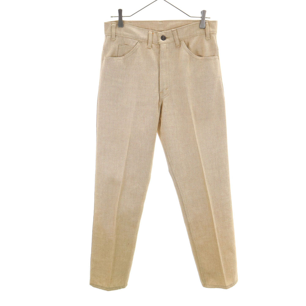 リーバイス ステイプレスト 70s ビッグE ヴィンテージ ホップサック スタプレ ロングパンツ ベージュ メンズ