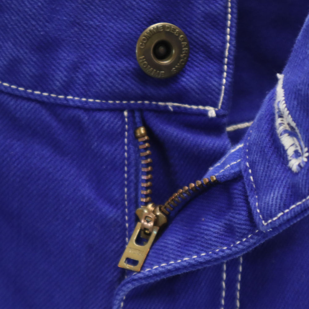 COMME des GARCONS HOMME コムデギャルソンオム 2013年 日本製 製品染め デニムパンツ M ブルー メンズ