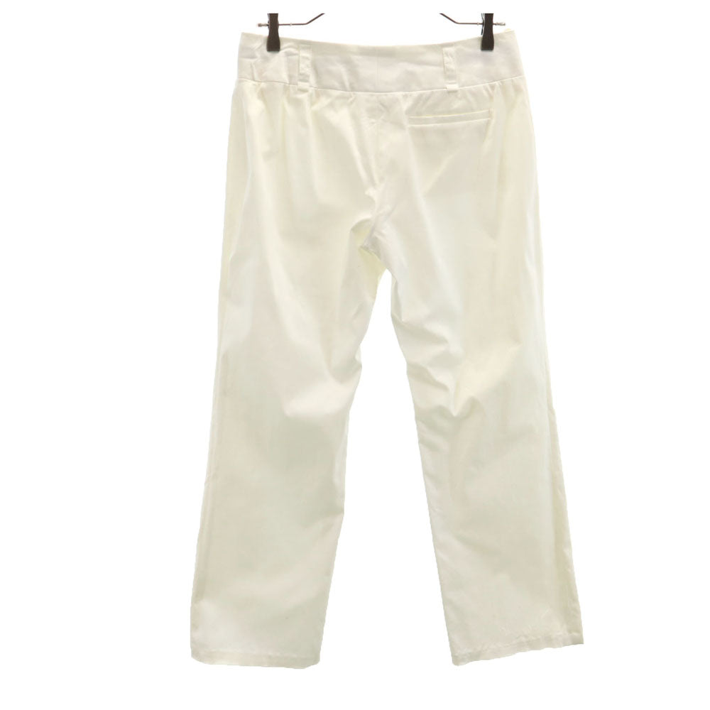 CELINE セリーヌ フランス製 コットンパンツ 40 ホワイト レディース