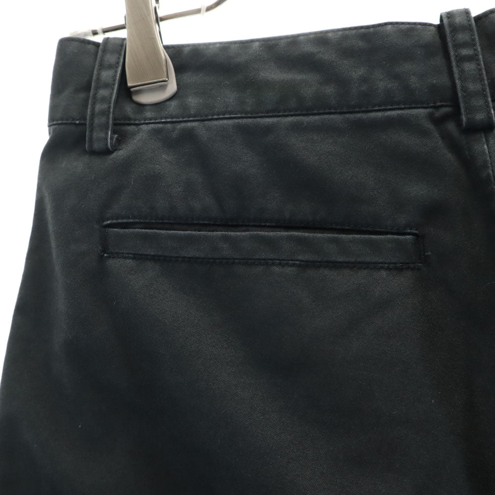 Y's ワイズ 日本製 ワイド コットンパンツ 1 ブラック メンズ