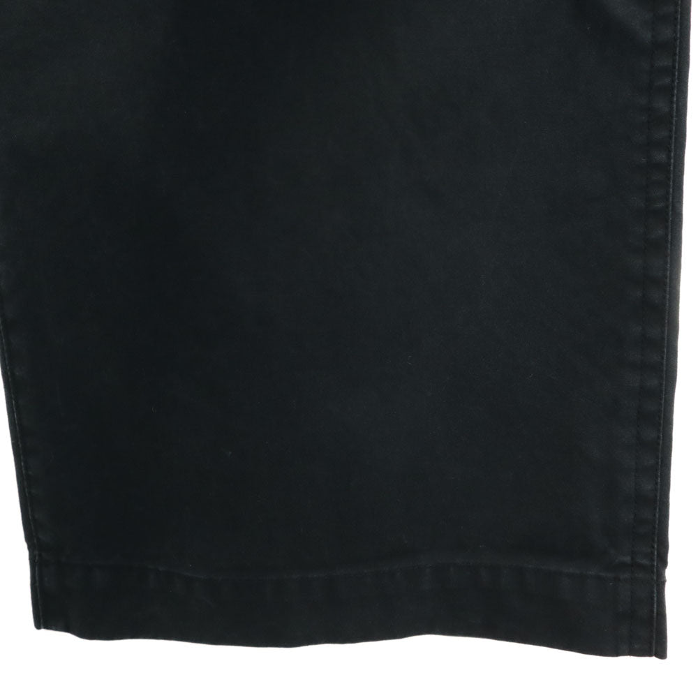 Y's ワイズ 日本製 ワイド コットンパンツ 1 ブラック メンズ