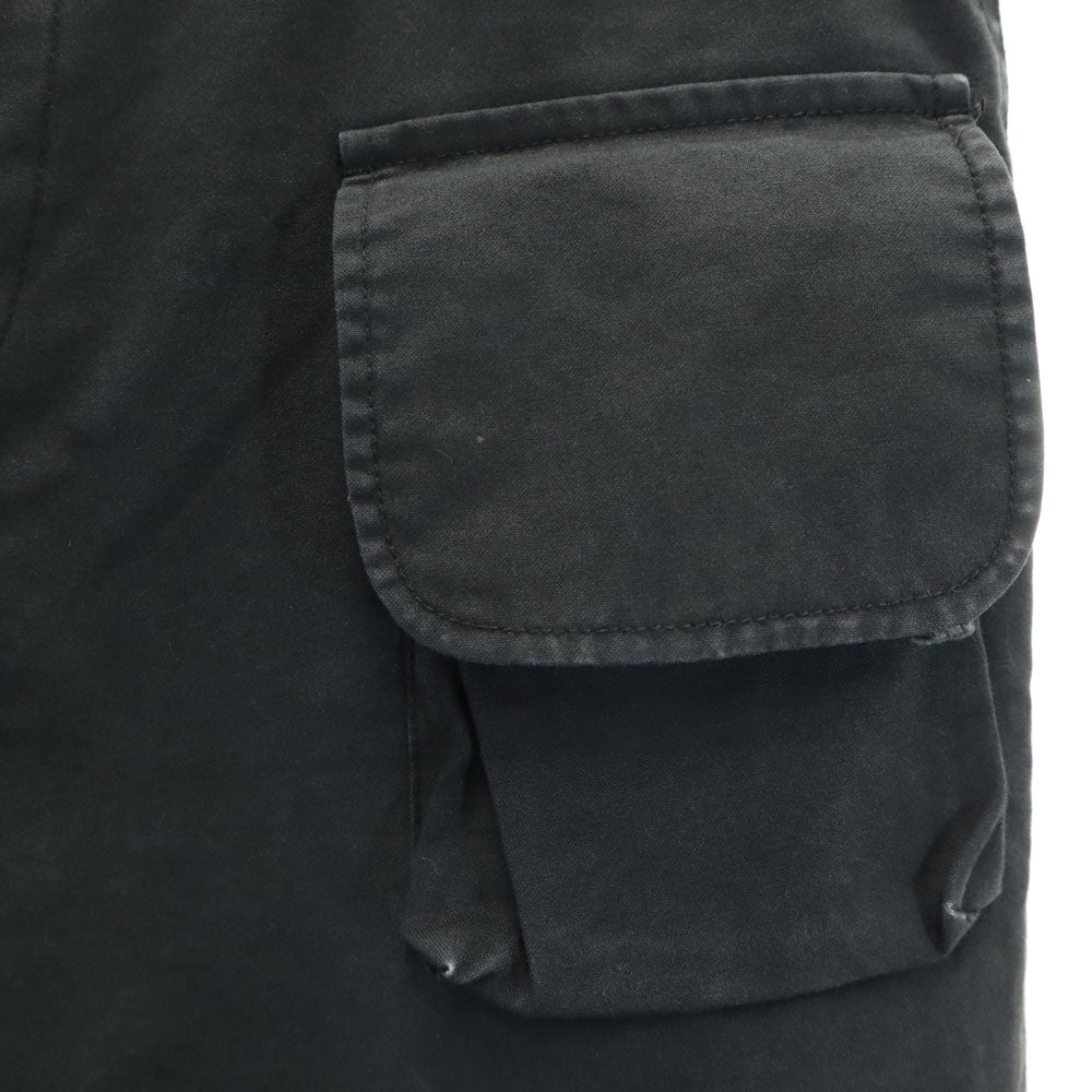 Y's ワイズ 日本製 ワイド コットンパンツ 1 ブラック メンズ