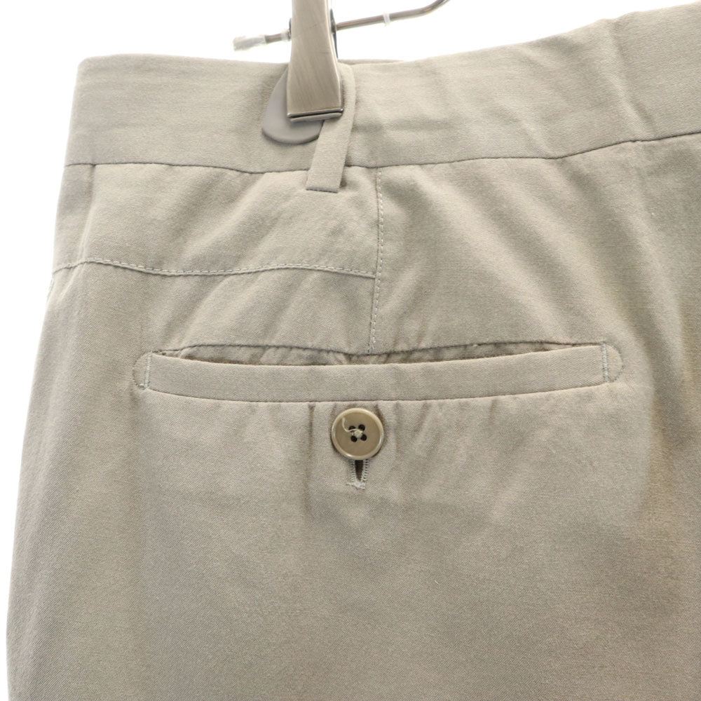 HERMES エルメス イタリア製 コットンパンツ グレー メンズ