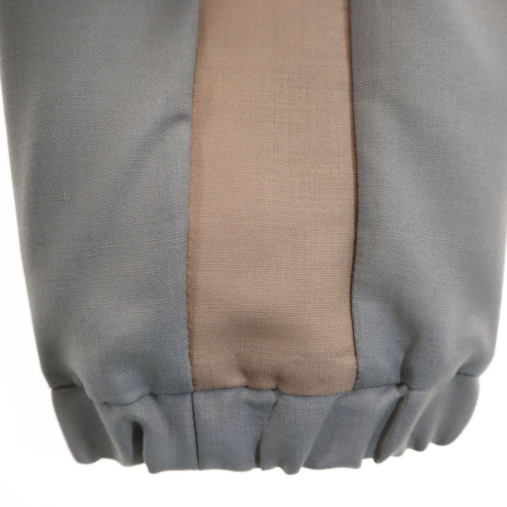 PRADA プラダ イタリア製 モヘアブレンド ウールパンツ 38S グレー スラックス レディース