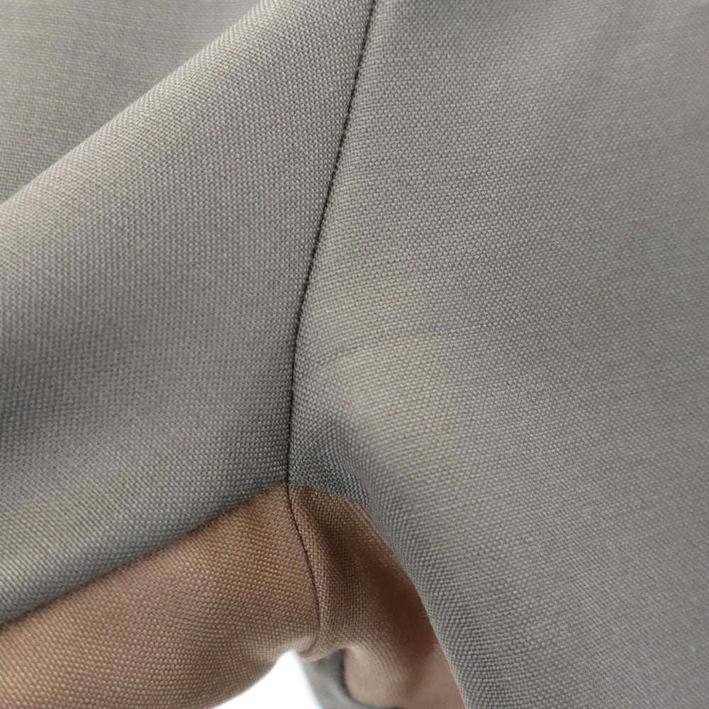 PRADA プラダ イタリア製 モヘアブレンド ウールパンツ 38S グレー スラックス レディース