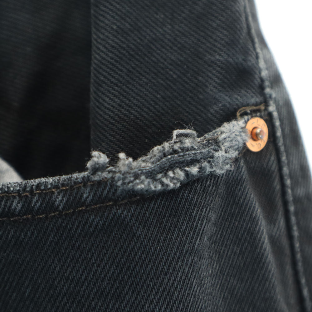 Levi's リーバイス 90s 508-0285 オールド ボタンフライ ユーロリーバイス 後染め デニムパンツ w31 ブラック メンズ