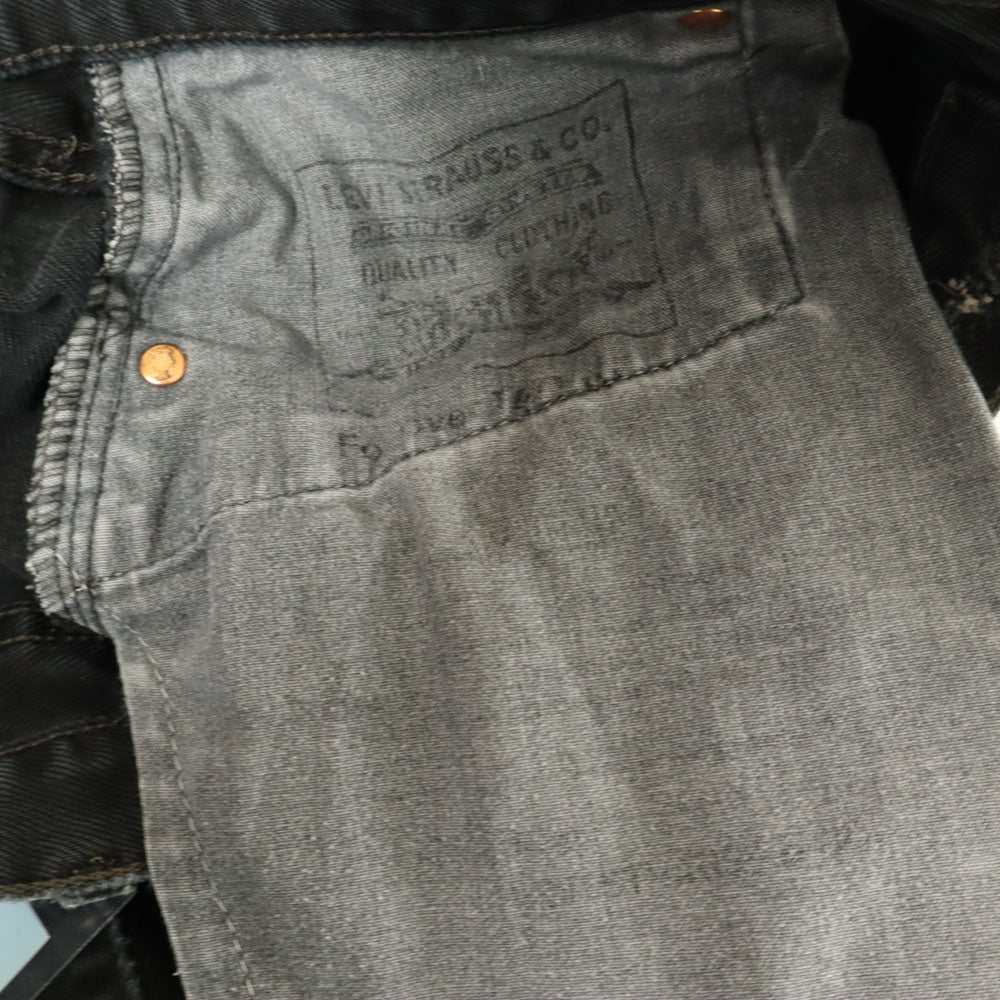 Levi's リーバイス 90s 508-0285 オールド ボタンフライ ユーロリーバイス 後染め デニムパンツ w31 ブラック メンズ