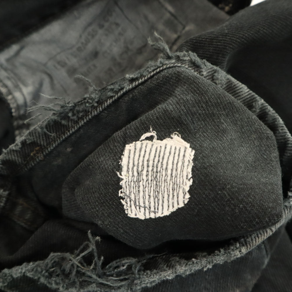 Levi's リーバイス 90s 508-0285 オールド ボタンフライ ユーロリーバイス 後染め デニムパンツ w31 ブラック メンズ