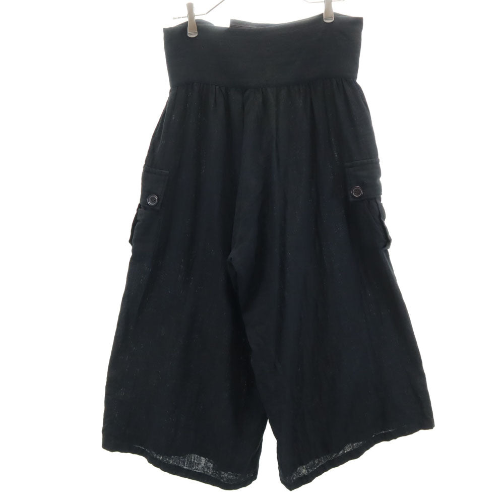 Y's ワイズ 日本製 カーゴパンツ 2 ブラック メンズ