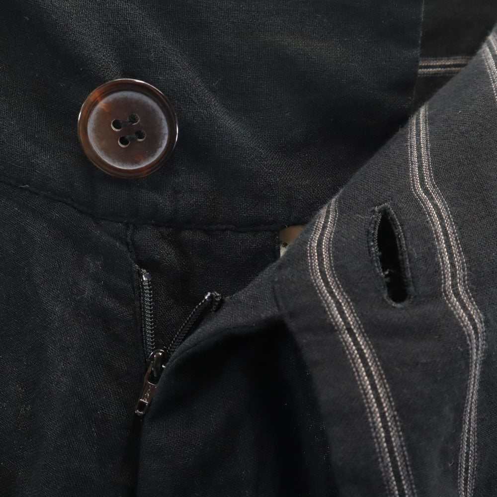 Y's ワイズ 日本製 カーゴパンツ 2 ブラック メンズ