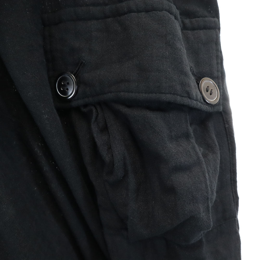 Y's ワイズ 日本製 カーゴパンツ 2 ブラック メンズ