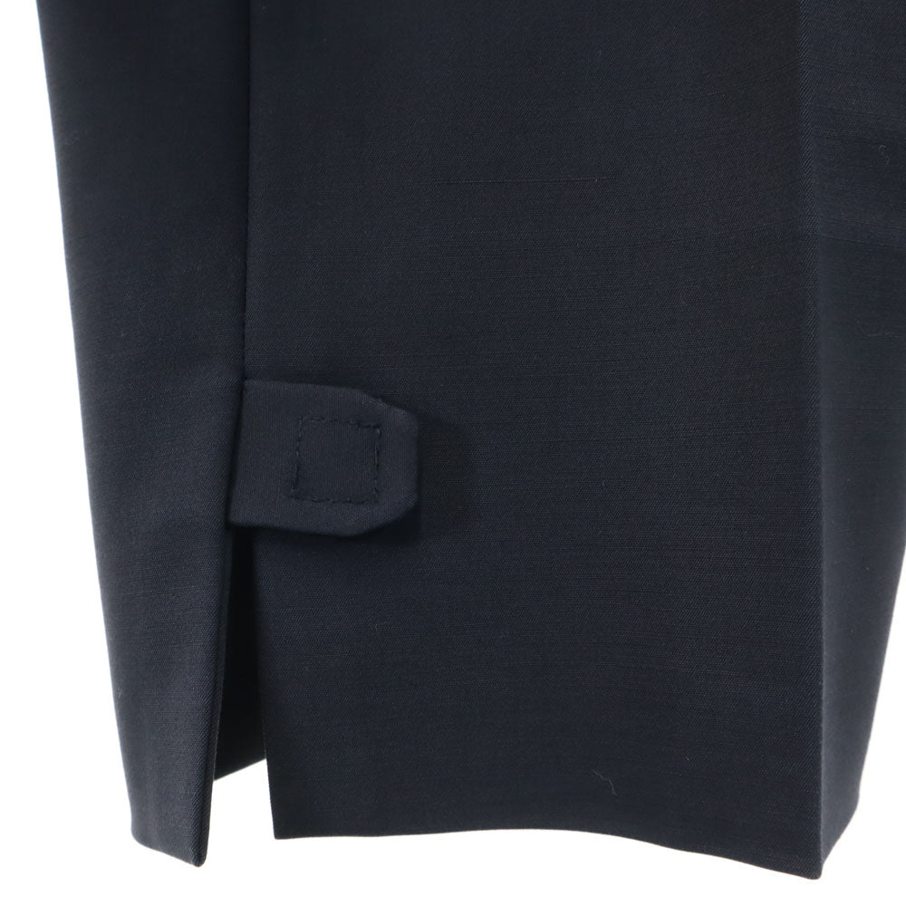 JIL SANDER ジルサンダー イタリア製 ウールブレンド スラックスパンツ 36 ネイビー レディース