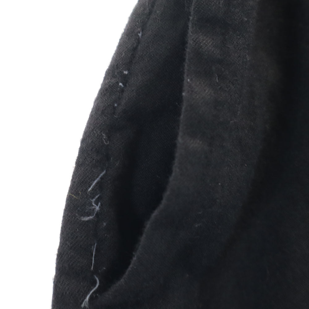 BLACK COMME des GARCONS ブラックコムデギャルソン 日本製 ウールブレンド イージーパンツ XS ブラック レディース