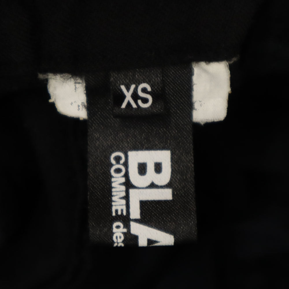 BLACK COMME des GARCONS ブラックコムデギャルソン 日本製 ウールブレンド イージーパンツ XS ブラック レディース