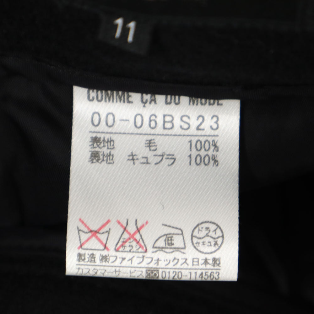 COMME CA DU MODE コムサデモード 日本製 ウールパンツ 11 ブラック レディース