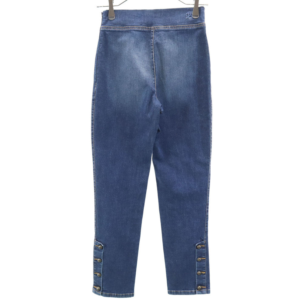 ERMANNO SCERVINO エルマンノ シェルヴィーノ イタリア製 スキニーデニムパンツ 38 ウォッシュブルー パギンス レギンス レディース