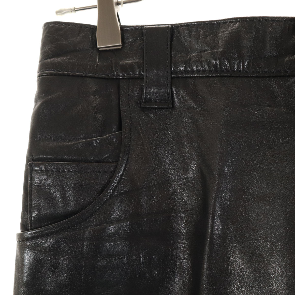 レザーパンツ 73 ブラック メンズ