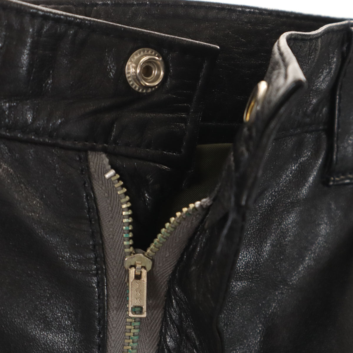 レザーパンツ 73 ブラック メンズ