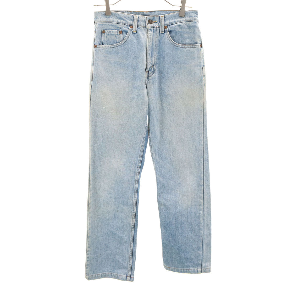 Levi's リーバイス 80s 515-0217 ヴィンテージ ストレートデニムパンツ W29 アイスブルー ジーンズ メンズ