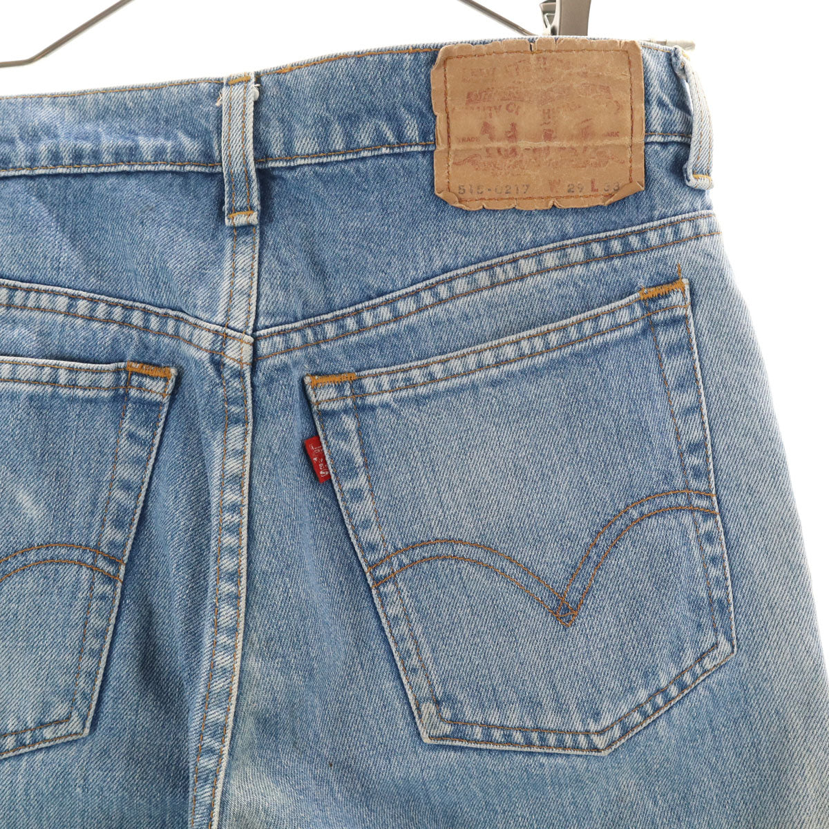 Levi's リーバイス 80s 515-0217 ヴィンテージ ストレートデニムパンツ W29 アイスブルー ジーンズ メンズ