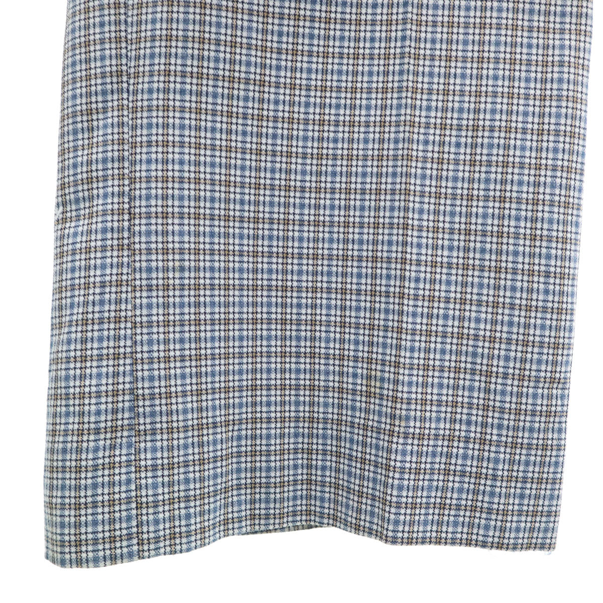 VINTAGE ヴィンテージ 70s チェック柄 トラウザー パンツ ネイビー メンズ