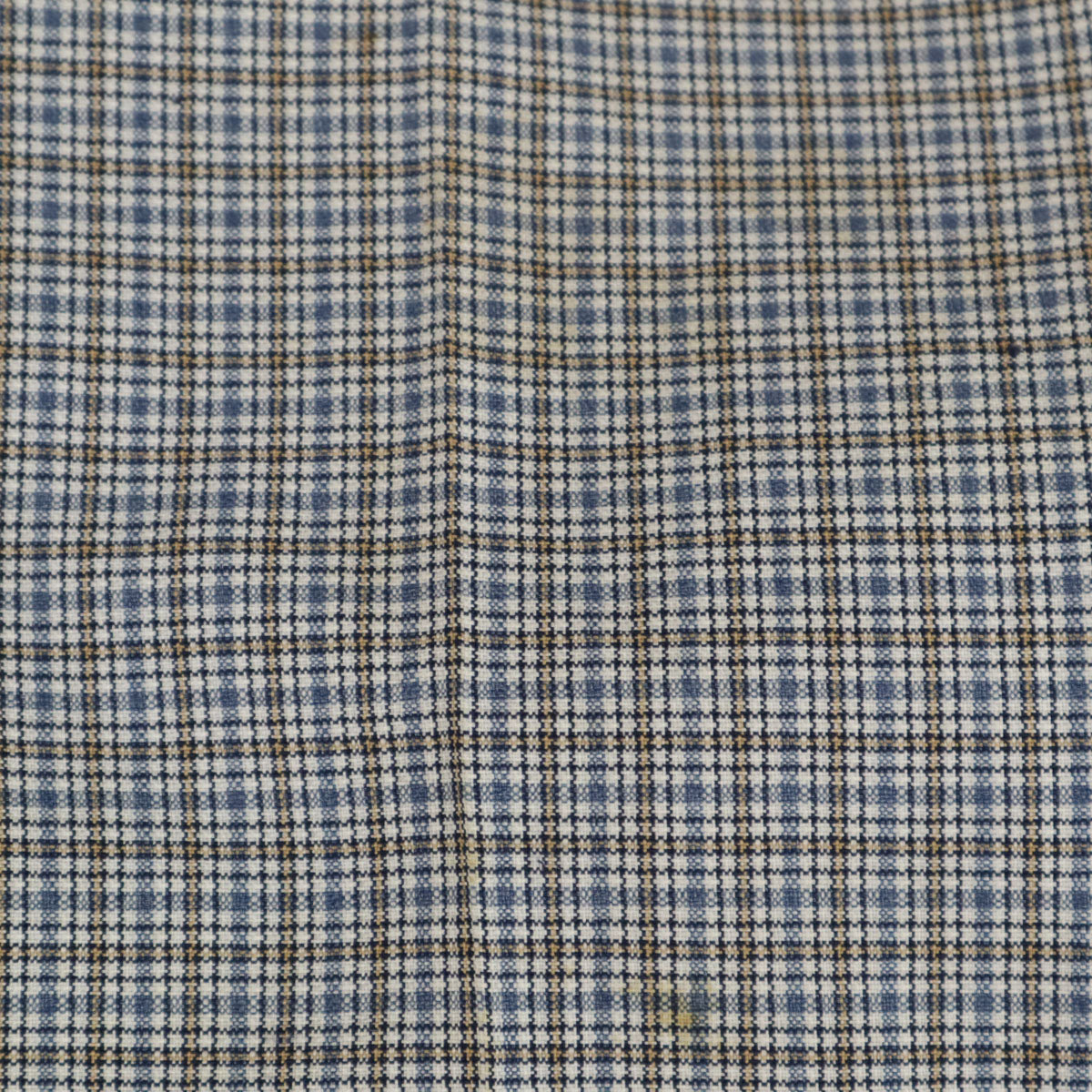 VINTAGE ヴィンテージ 70s チェック柄 トラウザー パンツ ネイビー メンズ