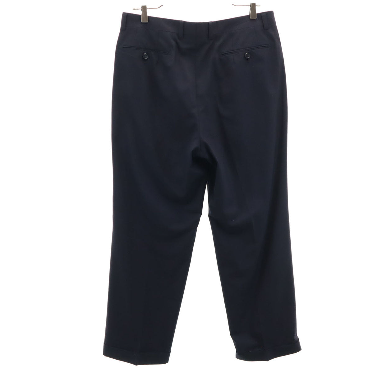 LANVIN LA COLLECTION ランバンコレクション 日本製 スラックスパンツ 88 ネイビー メンズ