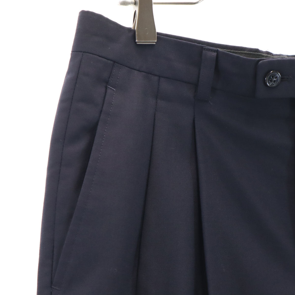 LANVIN LA COLLECTION ランバンコレクション 日本製 スラックスパンツ 88 ネイビー メンズ