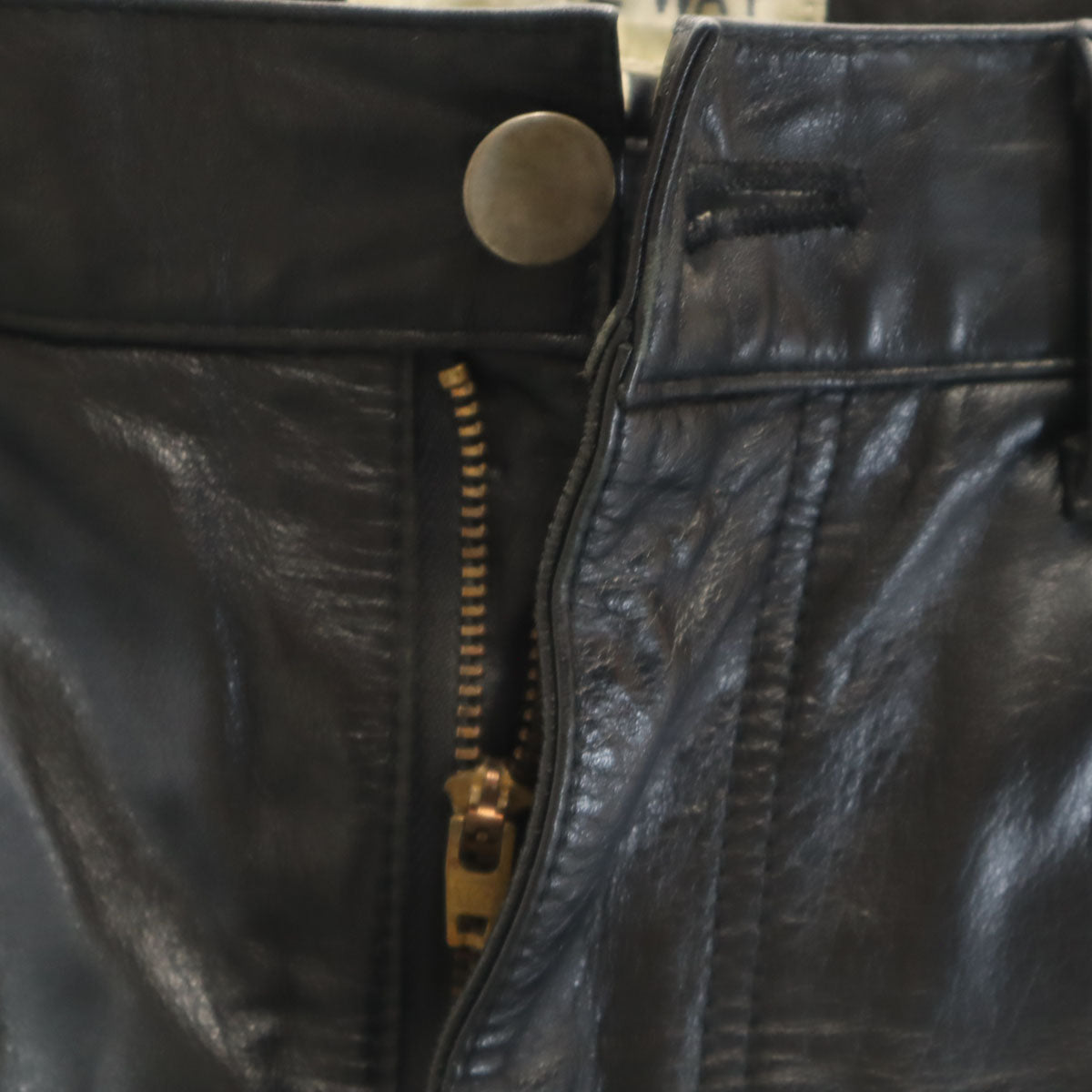 ALL THE WAY オールザウェイ 牛革 レザーパンツ M ブラック メンズ