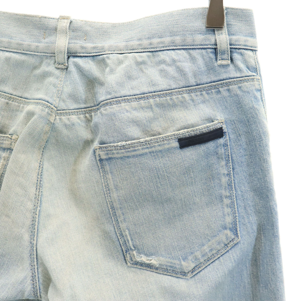 BALENCIAGA バレンシアガ イタリア製 レーヨンブレンド スラックスパンツ 44 ブラック メンズ