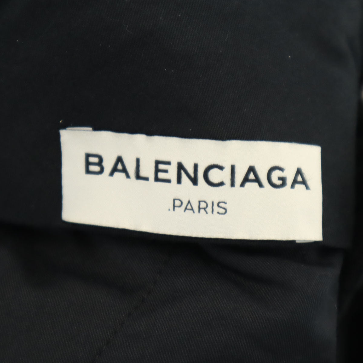BALENCIAGA バレンシアガ イタリア製 レーヨンブレンド スラックスパンツ 44 ブラック メンズ