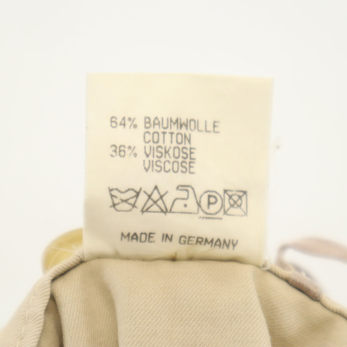 JIL SANDER ジルサンダー ドイツ製 コットンパンツ 38 ベージュ レディース