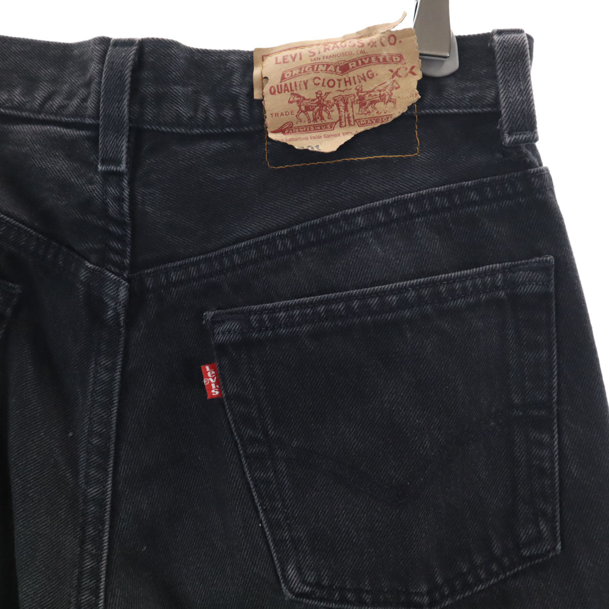 Levi's リーバイス 90s 501 USA製 ストレートデニムパンツ W29 ブラック ジーンズ メンズ