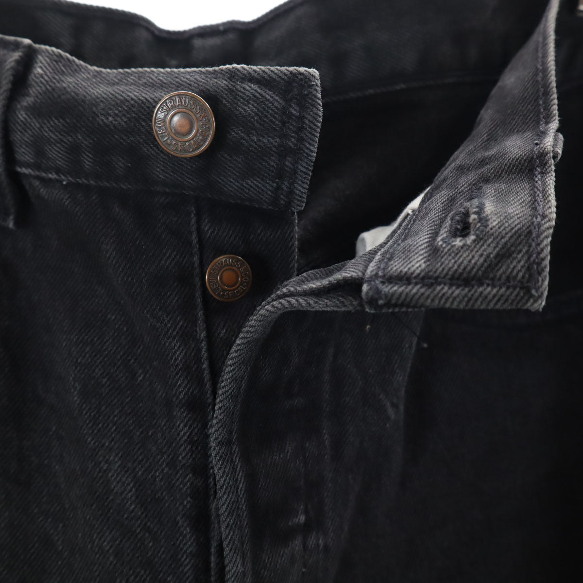 Levi's リーバイス 90s 501 USA製 ストレートデニムパンツ W29 ブラック ジーンズ メンズ