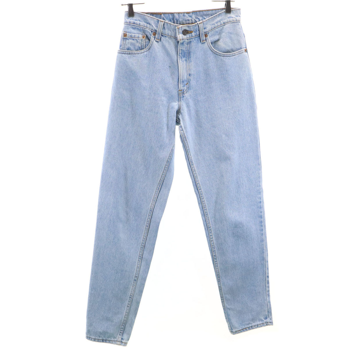 Levi's リーバイス 90s 550 USA製 オールド テーパードデニムパンツ 7/M アイスブルー ジーンズ キッズ