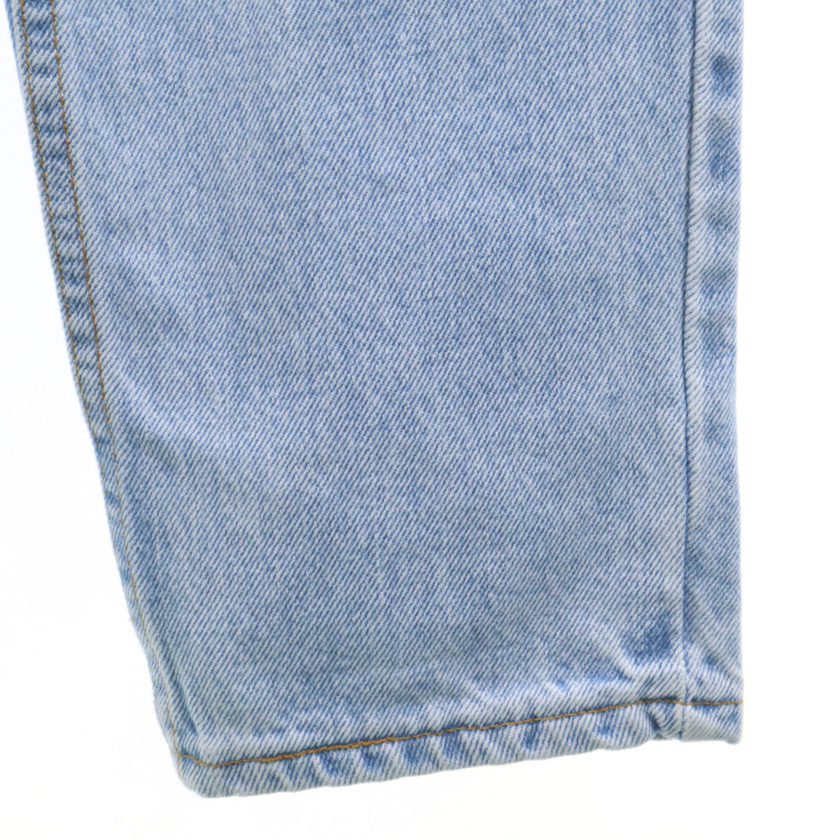 Levi's リーバイス 90s 550 USA製 オールド テーパードデニムパンツ 7/M アイスブルー ジーンズ キッズ