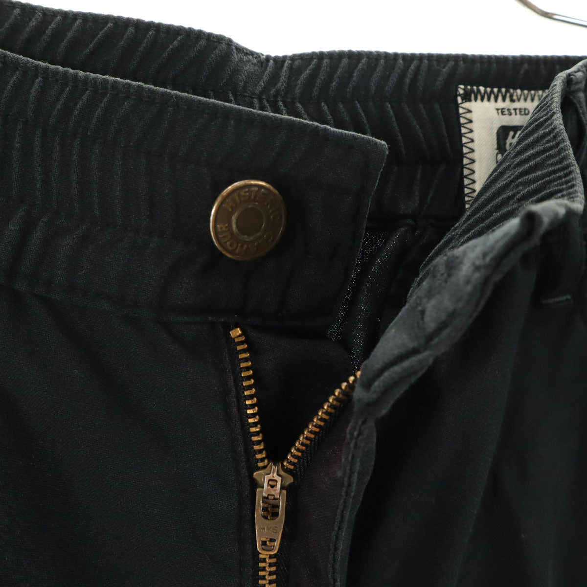 HYSTERIC GLAMOUR ヒステリックグラマー 日本製 ロングパンツ M 黒 レディース