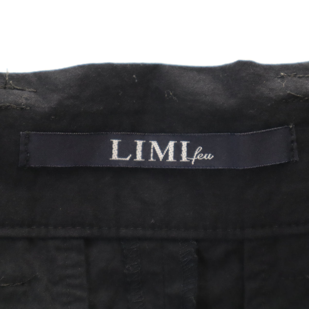 LIMI feu リミフゥ 日本製 サルエル テーパードパンツ S ブラック ヨウジヤマモト レディース
