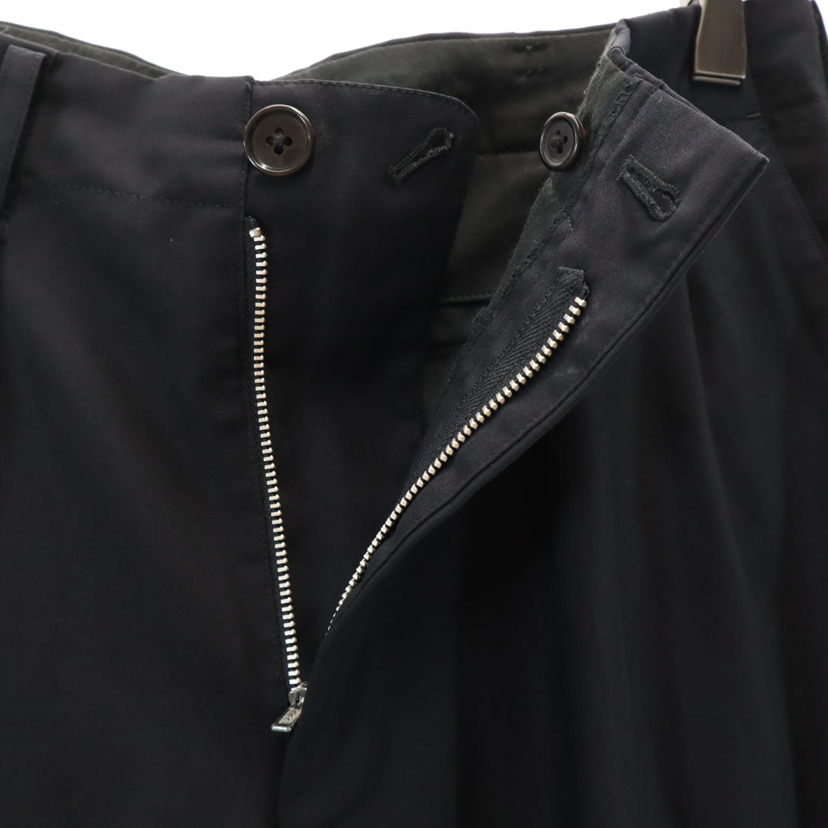 VINTAGE ヴィンテージ 70s ストライプ柄 スラックスパンツ チャコールグレー メンズ