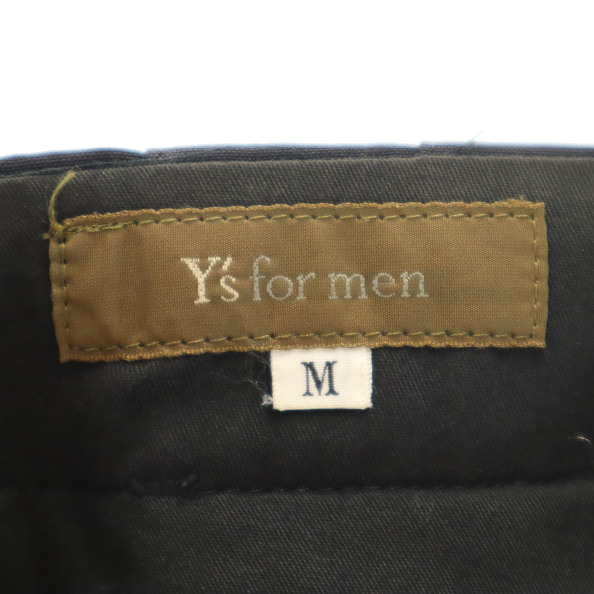 Y’s for men ワイズフォーメン 90s 日本製 オールド テーパードパンツ M ブラック タック メンズ