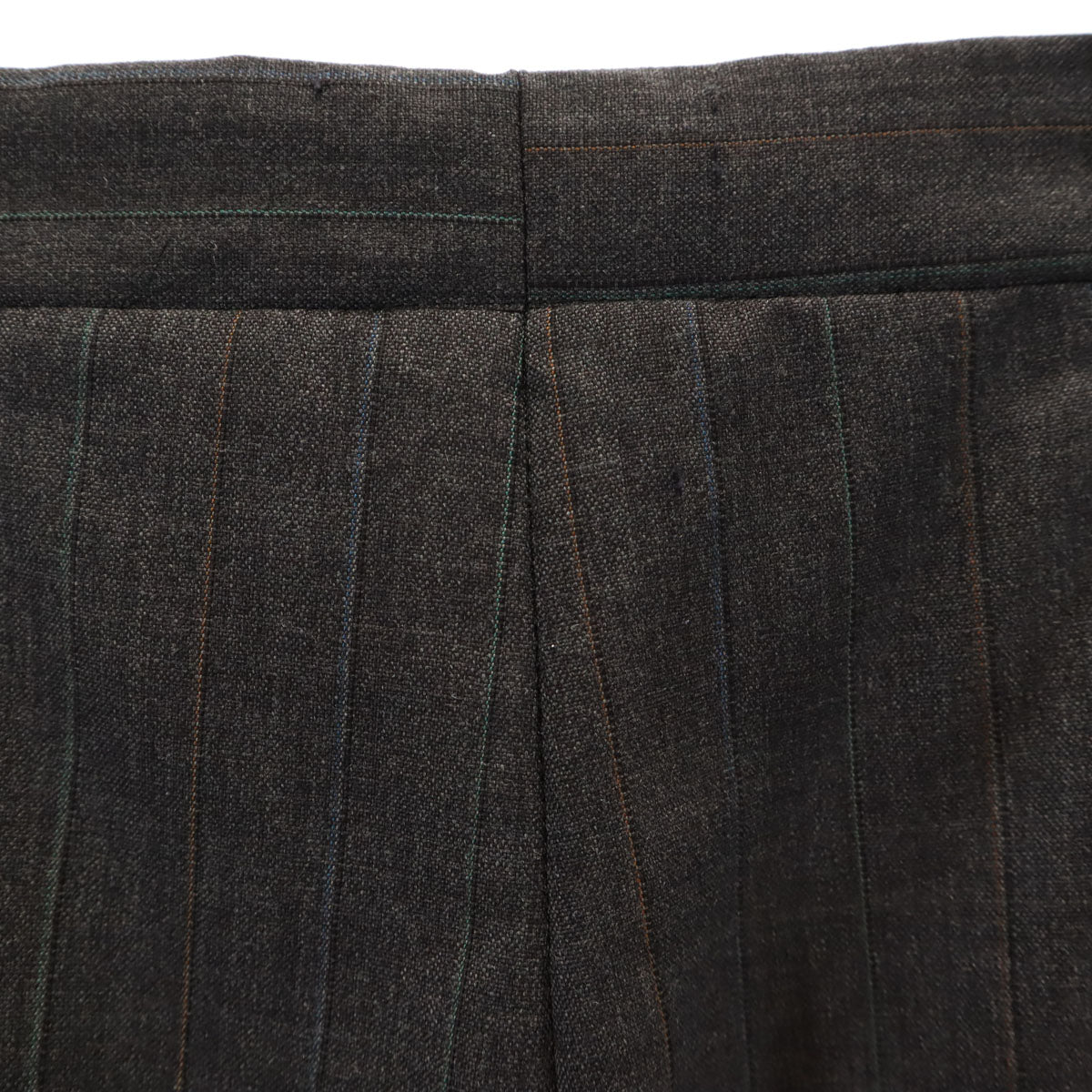 VINTAGE ヴィンテージ 70s チェック柄 スラックスパンツ グレー タック メンズ