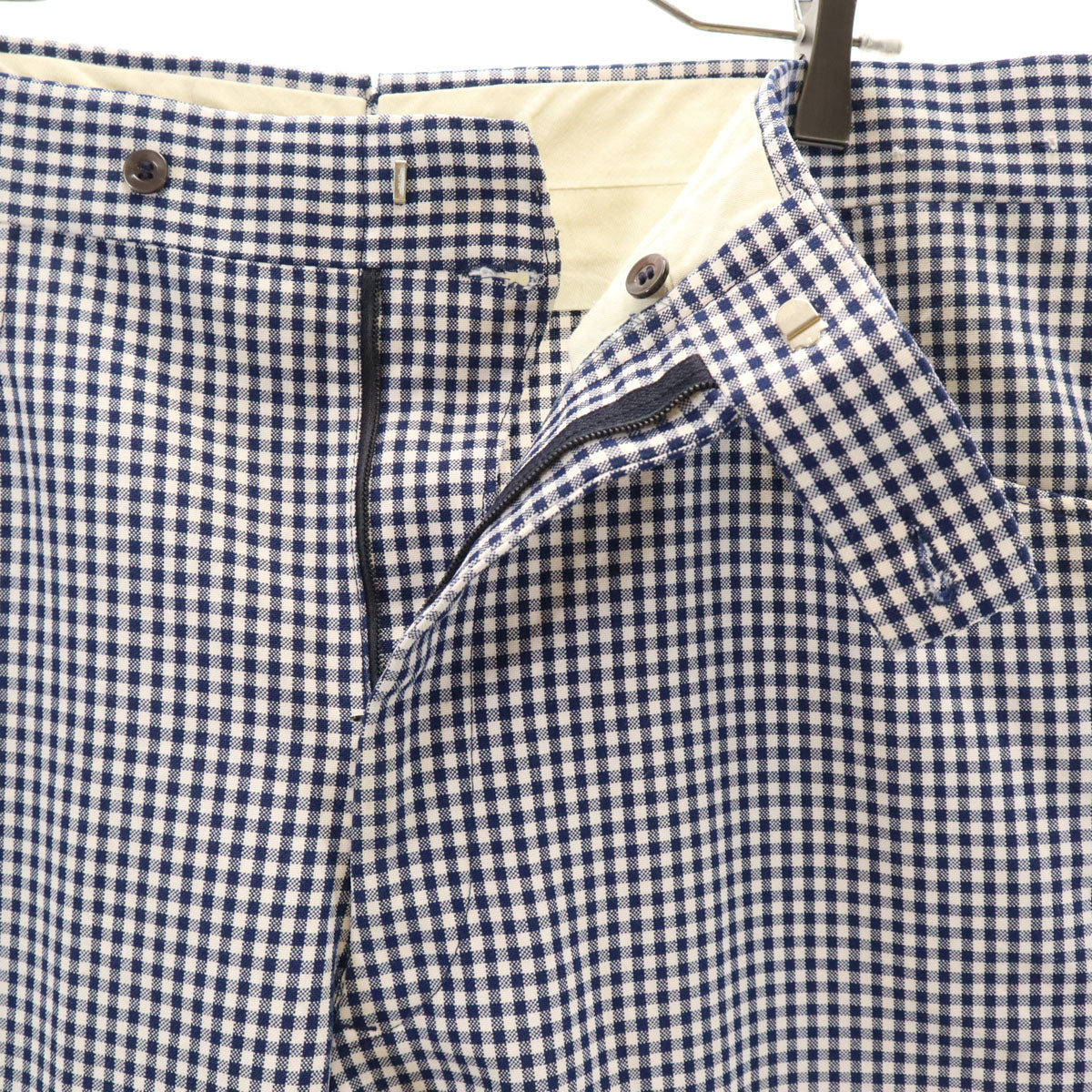 エバンピコネ 80s ヴィンテージ ストライプ柄 スラックスパンツ ネイビー メンズ