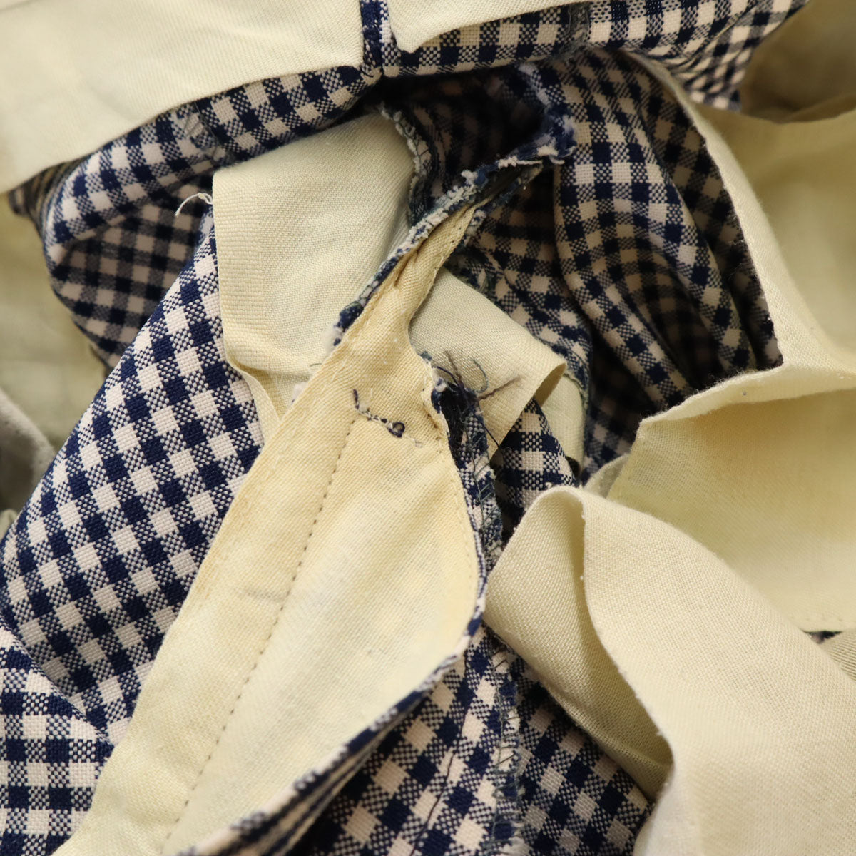 エバンピコネ 80s ヴィンテージ ストライプ柄 スラックスパンツ ネイビー メンズ