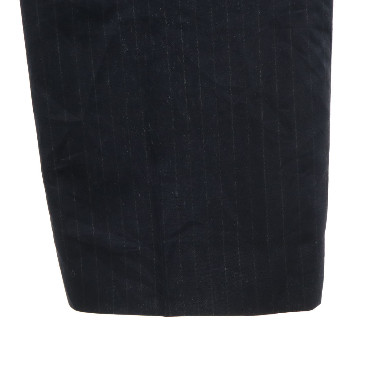 Emporio Armani エンポリオアルマーニ ハイウエスト テーパードパンツ 42 グレー タック レディース